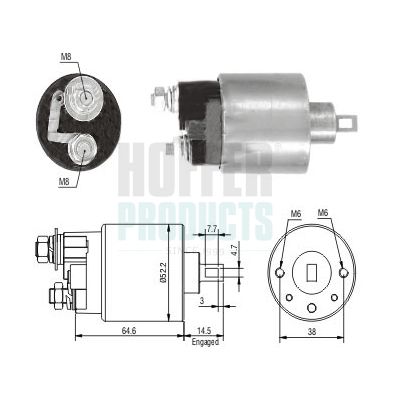 SOLENOID ELECTROMOTOR