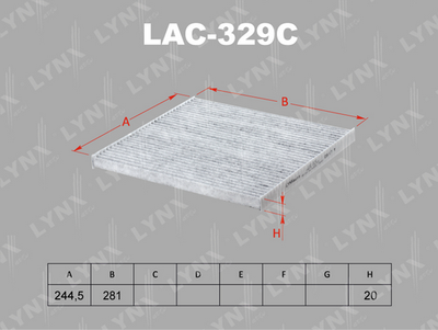 LYNXauto LAC-329C Фильтр салона  для INFINITI JX (Инфинити Жx)