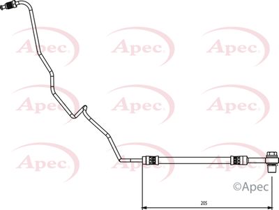 Brake Hose APEC HOS4136