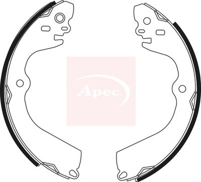 APEC Brake Shoe Set SHU800