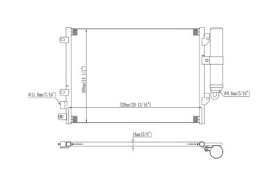 KONDENSATOR KLIMAANLAGE WALKER WCD00408 6