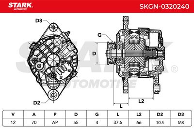 генератор STARK SKGN-0320240