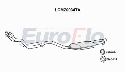 Katalizator EUROFLO 1244904120