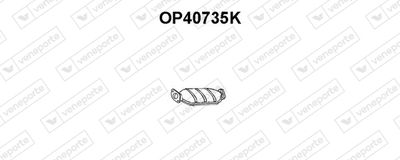 VENEPORTE OP40735K Каталізатор  для OPEL FRONTERA (Опель Фронтера)