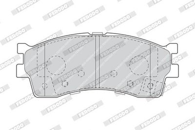 BREMSBELAGSATZ SCHEIBENBREMSE FERODO FDB1602 1