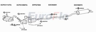 Układ wydechowy EUROFLO CNC520D3008B