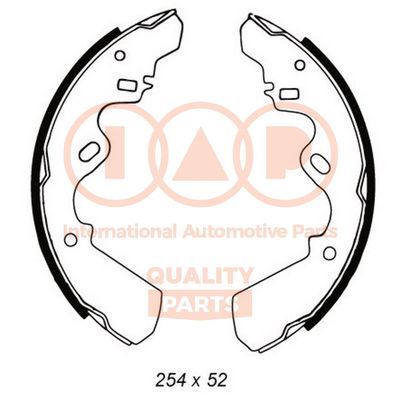 Комплект тормозных колодок IAP QUALITY PARTS 705-09050 для ISUZU TROOPER