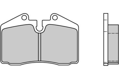 Комплект тормозных колодок, дисковый тормоз E.T.F. 12-0399 для FERRARI F355