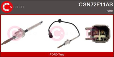 SENZOR TEMPERATURA GAZE EVACUARE