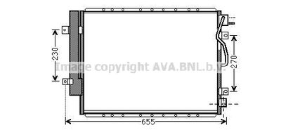 Конденсатор, кондиционер AVA QUALITY COOLING KA5123D для KIA SORENTO