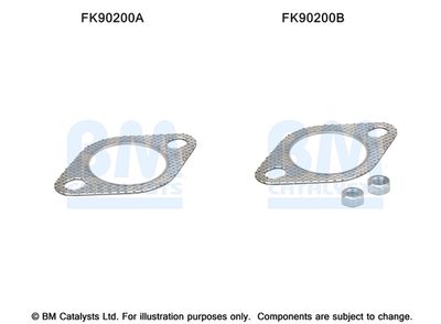 Монтажный комплект, катализатор BM CATALYSTS FK90200 для HYUNDAI LANTRA