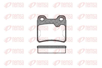 Brake Pad Set, disc brake 0282.10