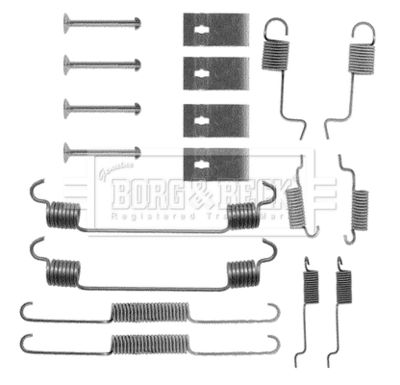комплект принадлежности, спирани челюсти BORG & BECK BBK6054