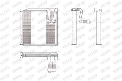 VERDAMPFER KLIMAANLAGE WALKER WEV00057 8