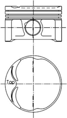 Поршень KOLBENSCHMIDT 94629611 для PORSCHE BOXSTER