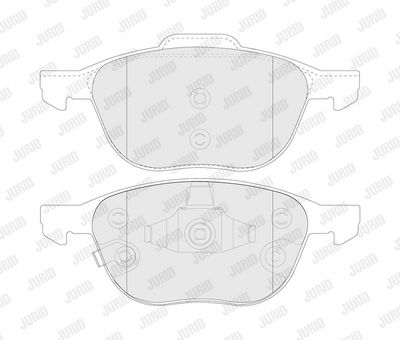 BREMSBELAGSATZ SCHEIBENBREMSE JURID 574150J