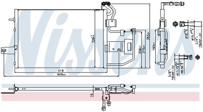 CONDENSATOR CLIMATIZARE NISSENS 940317 5