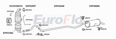 Układ wydechowy EUROFLO PG30716D3011B