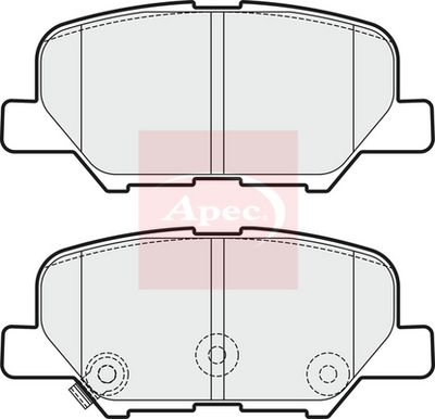 APEC Brake Pad Set, disc brake PAD1890