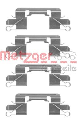 Комплектующие, колодки дискового тормоза METZGER 109-1769 для NISSAN NV200