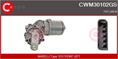 CASCO Ruitenwissermotor Genuine (CWM30102GS)