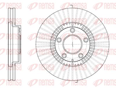Тормозной диск REMSA 6898.10 для MAZDA MPV