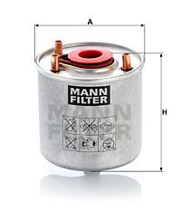 Топливный фильтр MANN-FILTER WK 9046 z для VOLVO V50