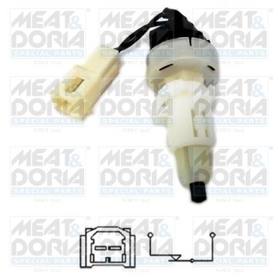 MEAT & DORIA 35031 Выключатель стоп-сигнала  для FIAT DUCATO (Фиат Дукато)