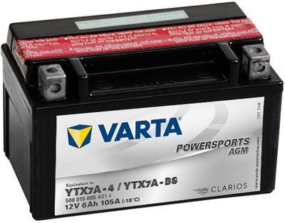 Стартерная аккумуляторная батарея VARTA 506015005A514 для SUZUKI AN
