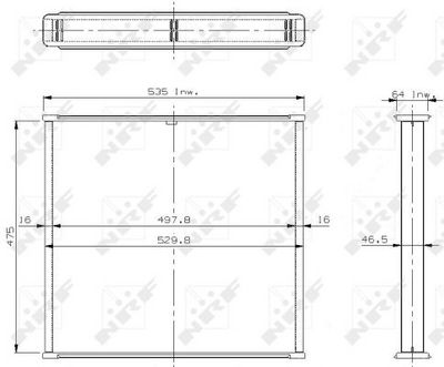 RETEA RADIATOR RACIRE MOTOR NRF 18721 4