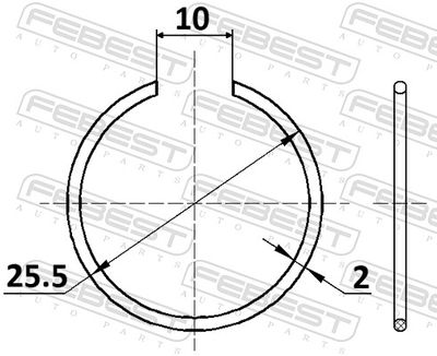CHIT MONTAJ BURDUF PLANETARA FEBEST CC125X2 1