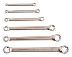 Laser Tools Star Ring Spanner Set 6pc