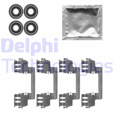 Комплектующие, колодки дискового тормоза DELPHI LX0616 для LANCIA THEMA