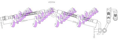 KAWE H5994 Тормозной шланг  для MAZDA RX-8 (Мазда Рx-8)