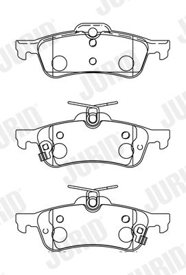 Brake Pad Set, disc brake 572588J