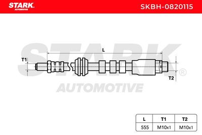 спирачен маркуч STARK SKBH-0820115