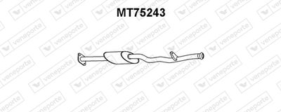 Предглушитель выхлопных газов VENEPORTE MT75243 для MITSUBISHI L200