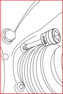 Ks Tools - Rázových bit XZN M12, 1/2"
