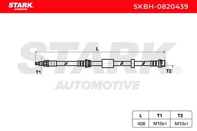 спирачен маркуч STARK SKBH-0820439