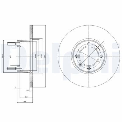 DISC FRANA DELPHI BG2316