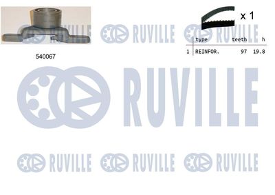 Комплект ремня ГРМ RUVILLE 550076 для FORD ESCORT