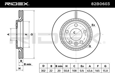 спирачен диск RIDEX