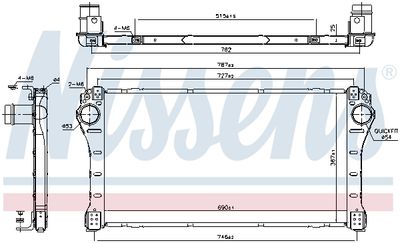 INTERCOOLER COMPRESOR NISSENS 96401 5