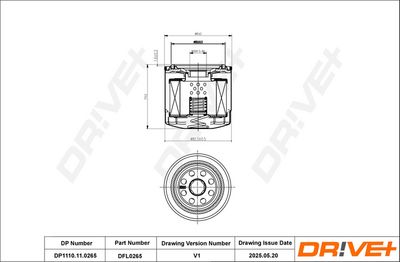 FILTRU ULEI DR!VE+ DP1110110265 1