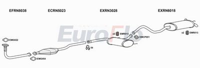 Układ wydechowy EUROFLO RNLAG19D1001