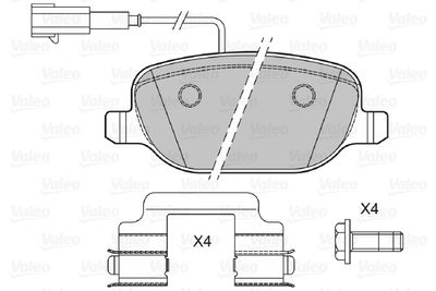 SET PLACUTE FRANA FRANA DISC VALEO 601390 1