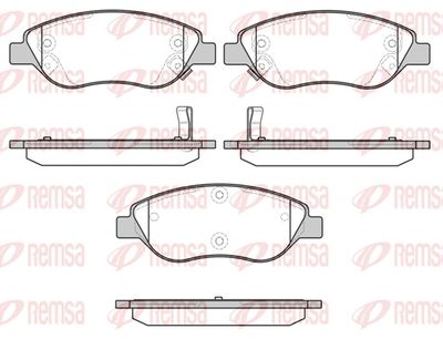 Brake Pad Set, disc brake 0860.12