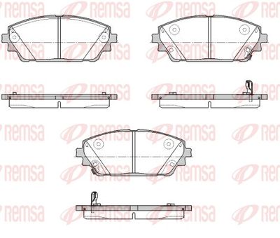 Brake Pad Set, disc brake 1900.02