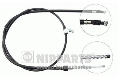Тросик, cтояночный тормоз NIPPARTS J16807 для MITSUBISHI L200