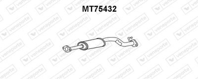 Предглушитель выхлопных газов VENEPORTE MT75432 для MITSUBISHI L200